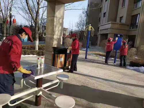 防疫最前线,火线物业人(图2) 防疫最前线,火线物业人(图2)
